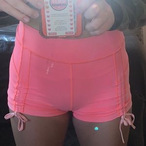 Pink tight lululemon spandex